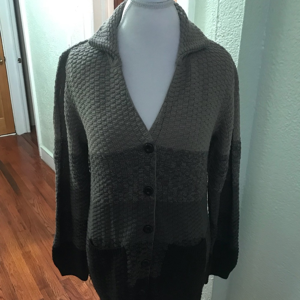 Button up sweater